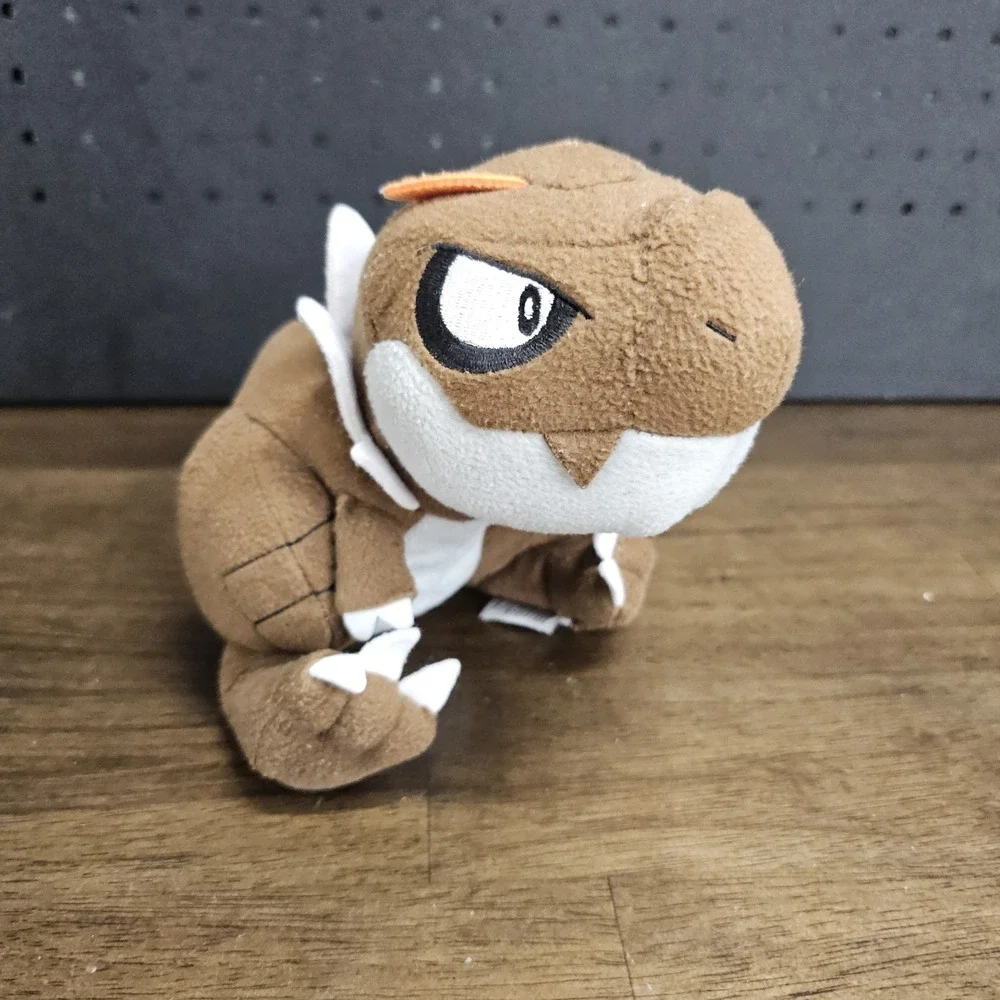 Pokemon XY Tyrunt Plush Stuffed Animal Toy Brown Dinosaur 7